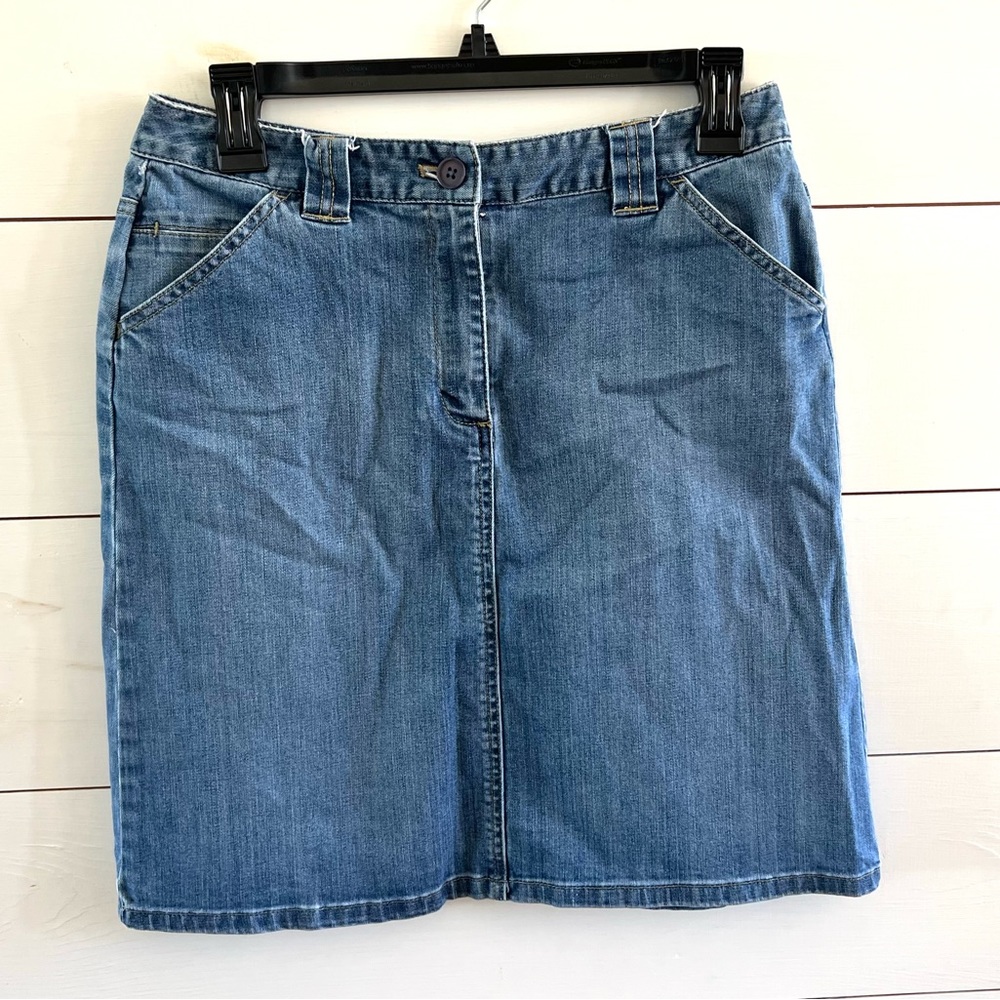 Talbots denim skirt size 4